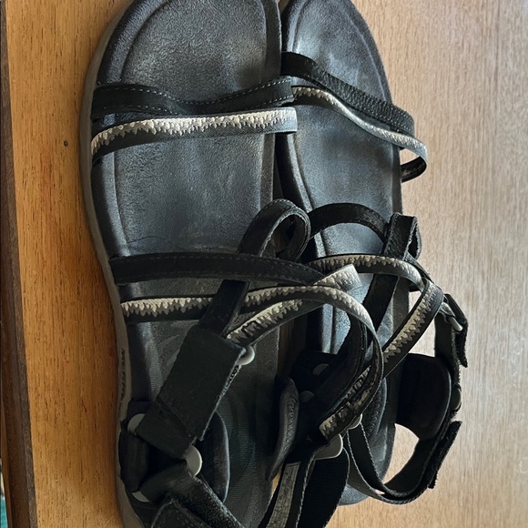 Merrell Terran 3 Cush Lattice Sandals, Black, Women's Size 8 - Picture 3 of 7